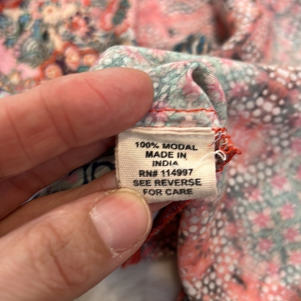 Mahila Anthropologie brand open front Kimono One Size - Picture 9 of 13